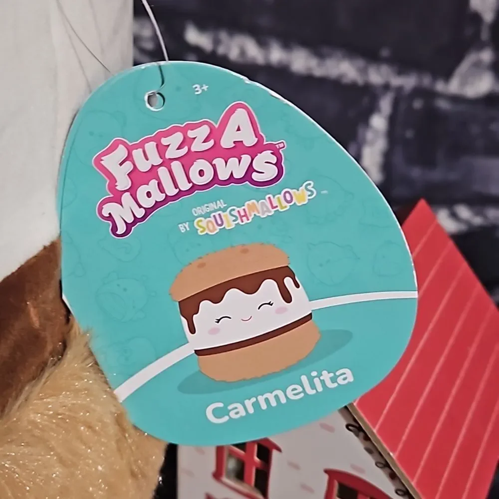 🎁 Original Squishmallows  Fuzzamallows Carmelita 12 inch